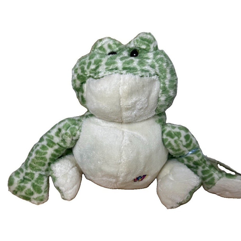 GANZ Webkinz Spotted Frog with code Plush Stuffed Animal HM142